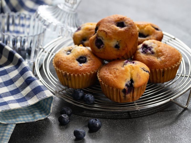 Blaubeer-Quark-Muffins
