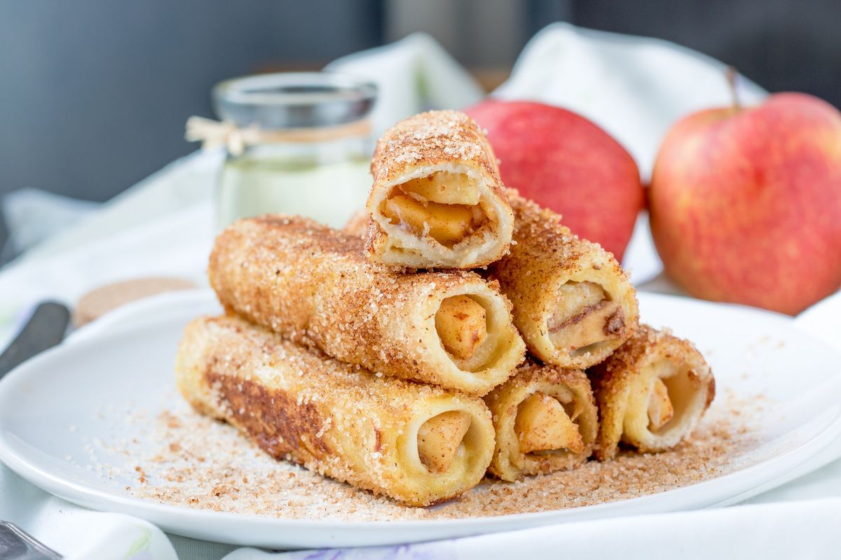 Für Cini Mini Fans: Himmlische Apfel-Toast-Röllchen mit Zimt und Zucker ...