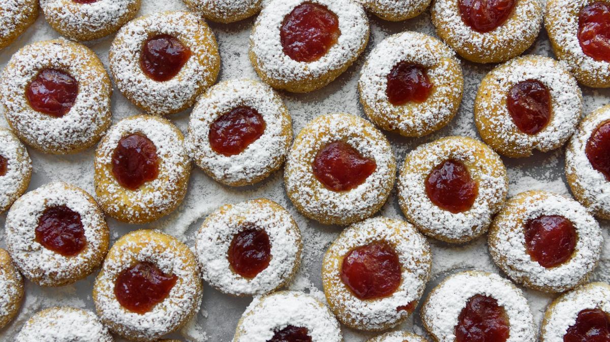 Engelsaugen: Leckeres Mürbeteig-Gebäck für Weihnachten