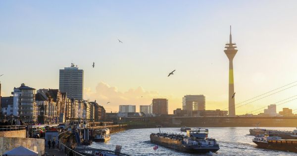 Düsseldorf für einen romantischen Städtetrip