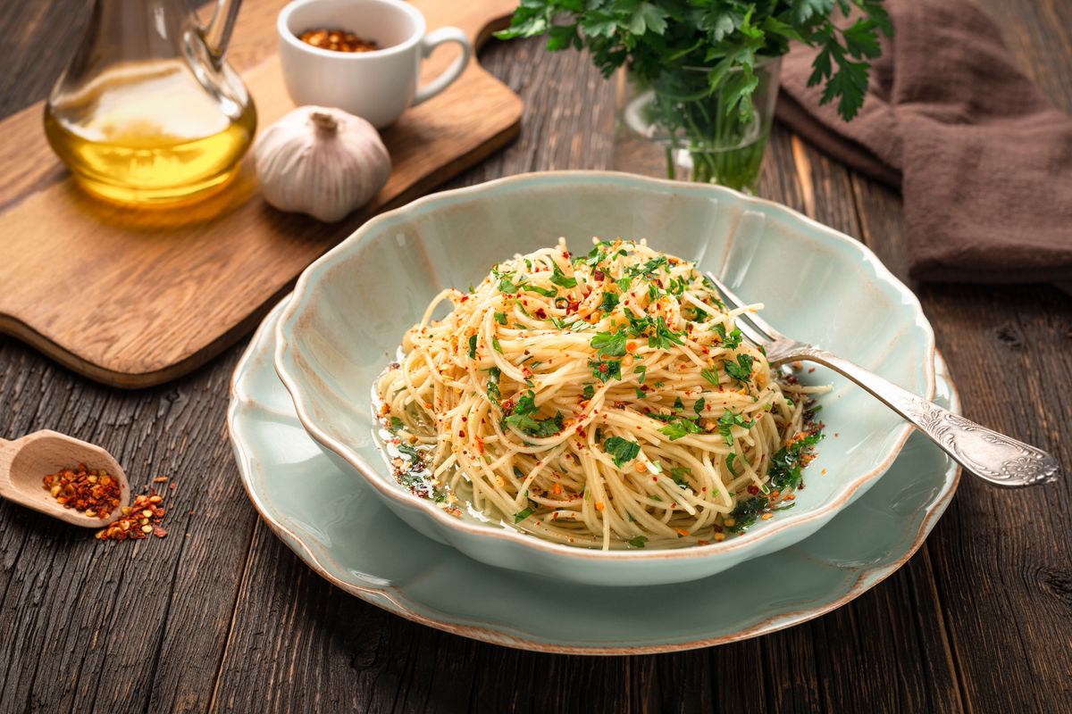 Aglio Olio Spaghetti