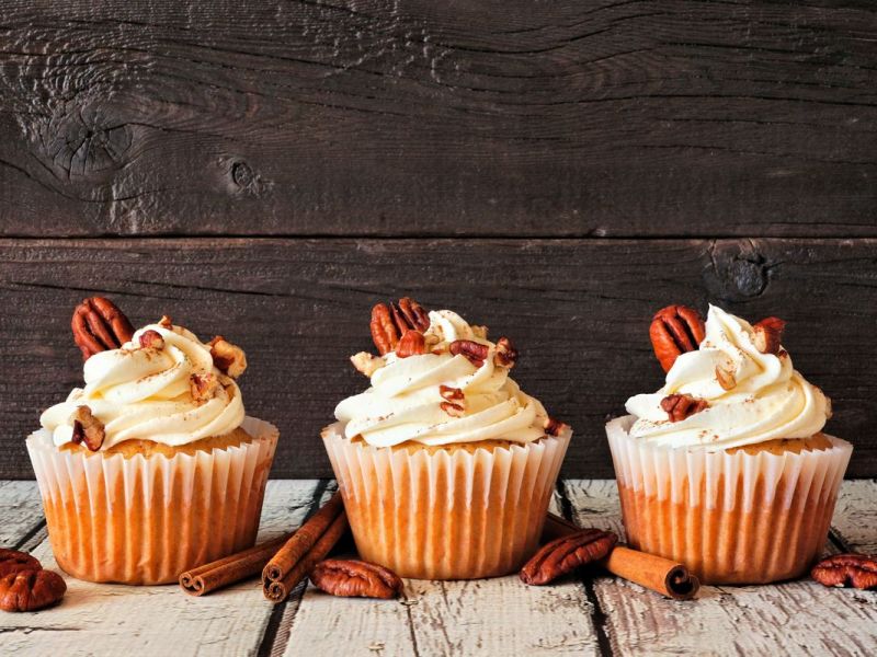 Pekannuss-Cupcakes: Süße Kuchen, die allen schmecken