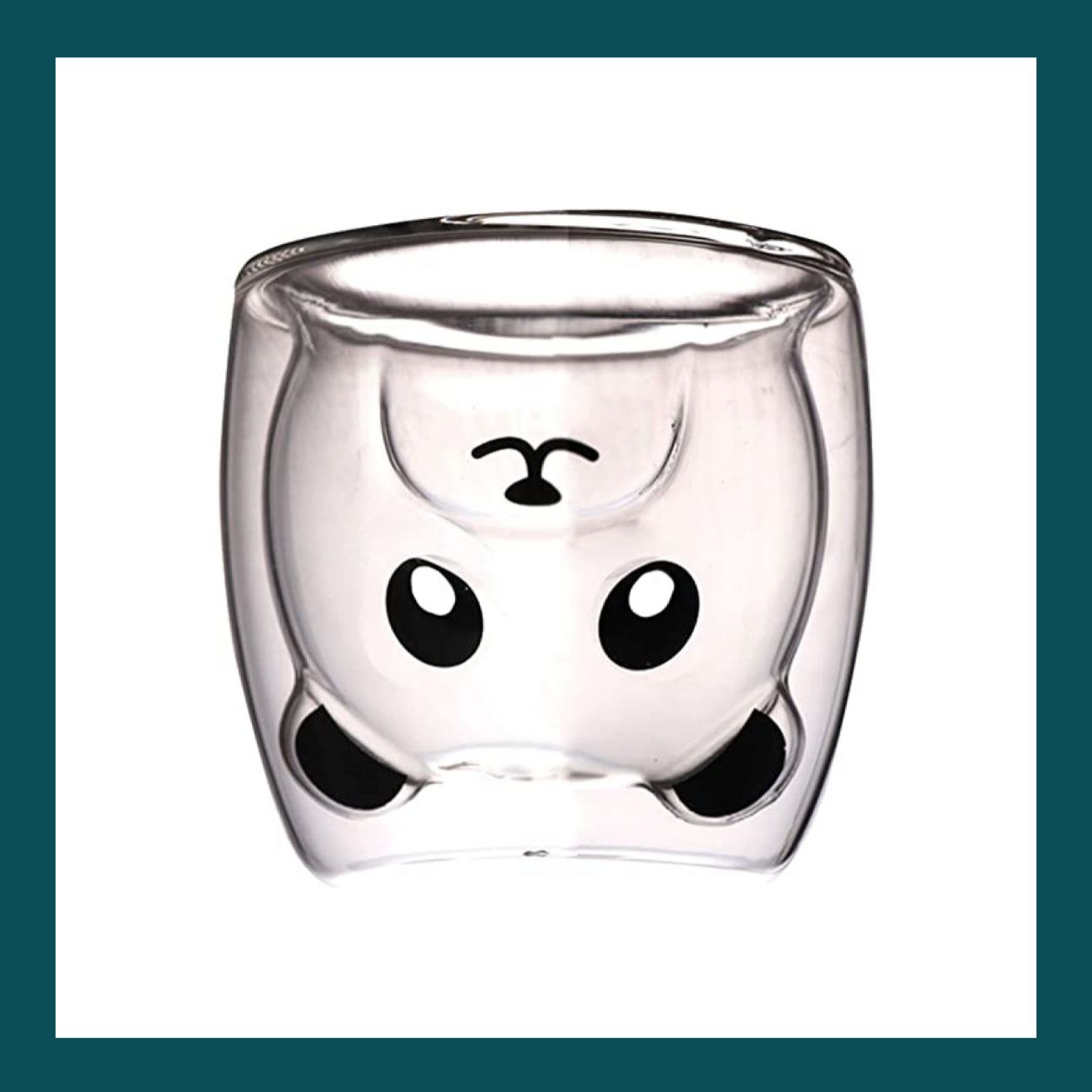 TikTok-Gläser: Espressotasse mit Pandamotiv TikTok-Gläser: Espressotasse mit Pandamotiv
