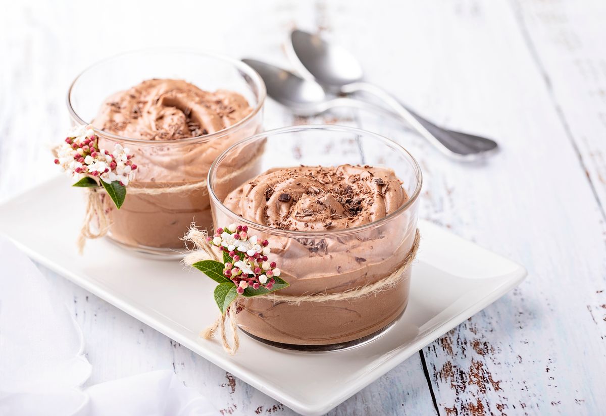 Vegane Erdnuss-Mousse