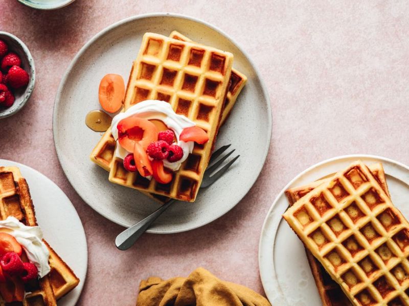 Fluffige Waffeln