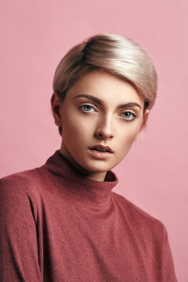 Elegante Kurzhaarfrisur