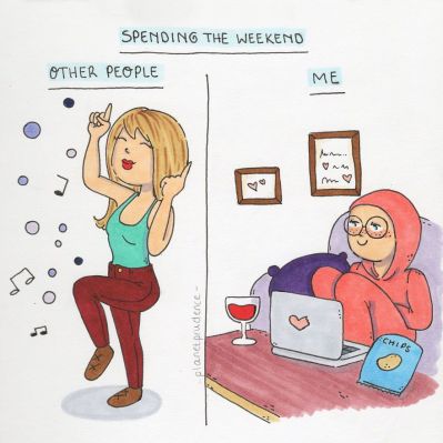 Mein Wochenende vs. Dein Wochenende