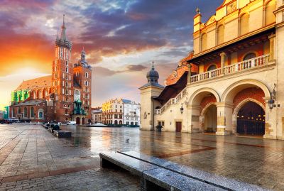 Kurzurlaub in Europa nach Krakau