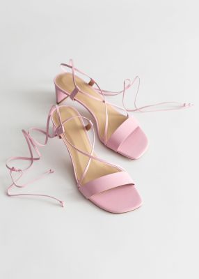Strappy Sandals in Zartrosa von & Other Stories, 89 €