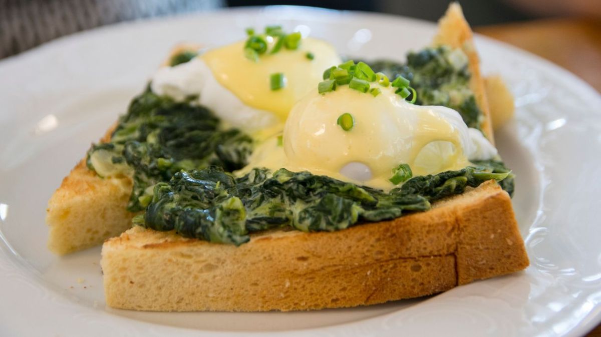 Richtig lecker: Florentiner Eier mit Spinat