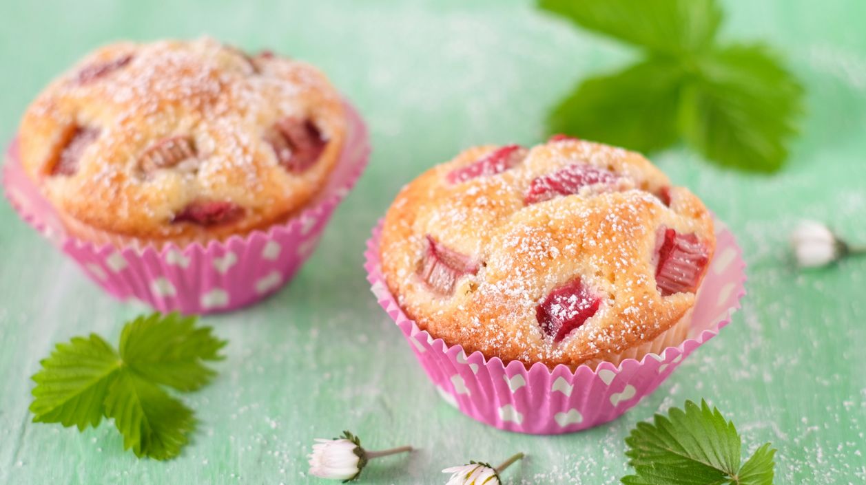 Rezept für Rhabarber Muffins: Perfekt für den Frühling - gofeminin
