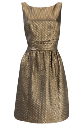 goldfarbenes Cocktail-Kleid von Jake*s, 99,95 &#x20AC;, gesehen bei FashionID.de