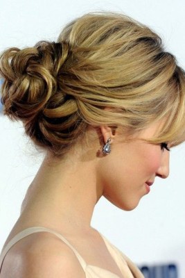 Jennifer Lawrence mit Low Bun