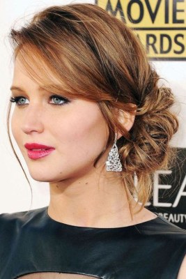 Jennifer Lawrence mit Chignon