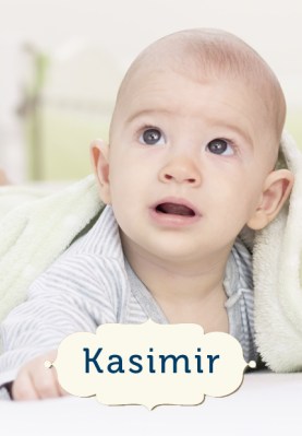 Seltene Jungennamen: Kasimir - &quot;der Friedensverk&#xFC;nder&quot;