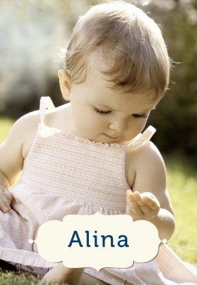 Weibliche Vornamen: Alina