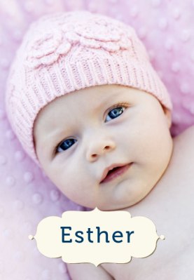 Esther: persischer Ursprung, Bedeutung: Stern