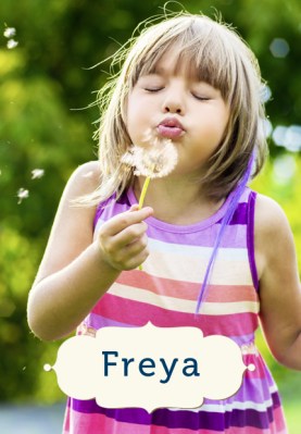 Sch&#xF6;ne skandinavische Vornamen: Freya