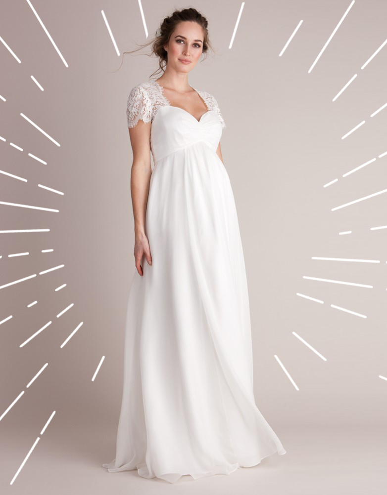 Brautkleider für Schwangere: Das sind die schönsten Modelle