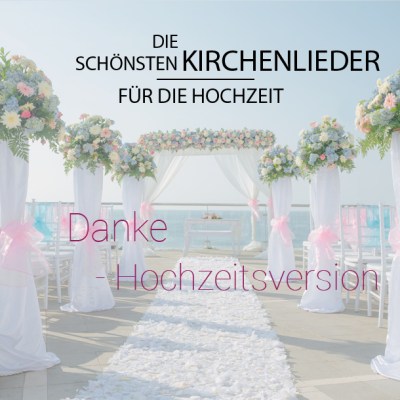 'Danke' in der Hochzeitsversion