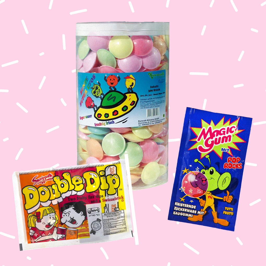 Süße Nostalgie: Retro-Süßigkeiten aus den Neunzigern