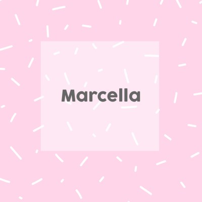 Schöne italienische Mädchennamen: Marcella
