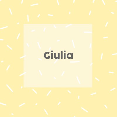 Schöne italienische Mädchennamen: Giulia