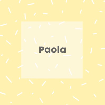 Schöne italienische Mädchennamen: Paola