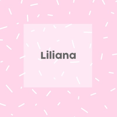 Schöne italienische Mädchennamen: Liliana