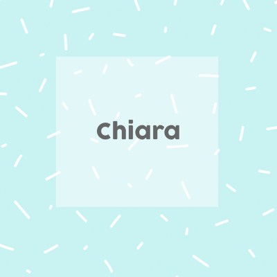 Schöne italienische Mädchennamen: Chiara
