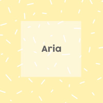 Schöne italienische Mädchennamen: Aria