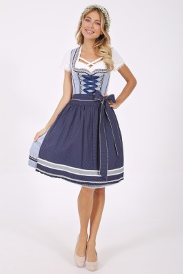 Blaues Dirndl von Kr&#xFC;ger Madl