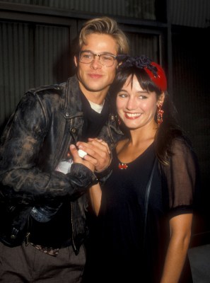 Brad Pitt und Jill Schoelen