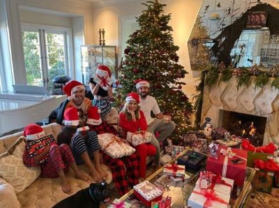 Heidi Klum mit ihrer Familie an Weihnachten