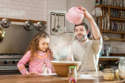 Wassermann-Papas finden immer eine Beschäftigung