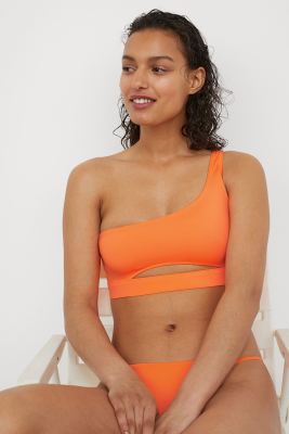 One-Shoulder-Bikinitop von H&M