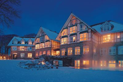 Das Vitalhotel im Norden im Schnee