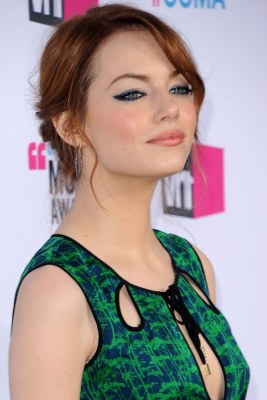 Katzenaugen schminken Emma Stone