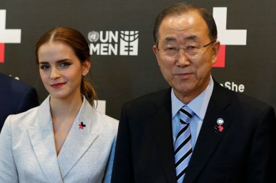 Emma Watson und Ban Ki-moon