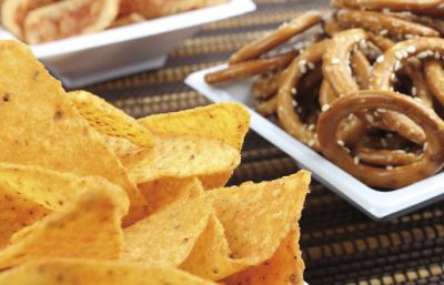 Kohlenhydrate-Tabelle: Chips & salzige Snacks