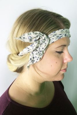 Bandana binden für lange Haare - Frische Sommerfrisuren