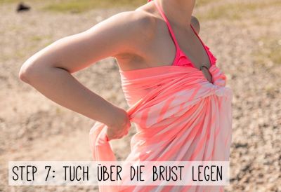 Tücher binden: Edles Kleid