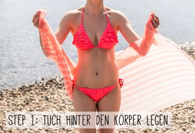 Tücher binden: Einfaches Strandkleid