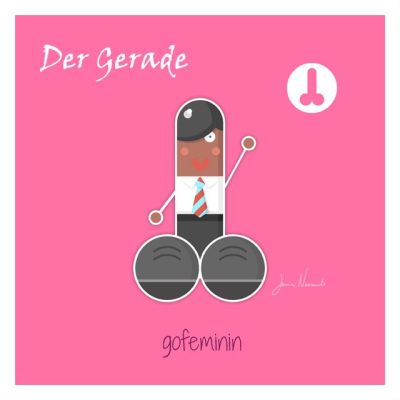 Penis-Form: Der gerade Penis