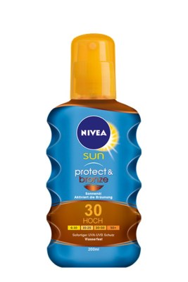 Nivea Protect and Bronze Sonnenöl-Spray, 11,99 €