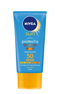 Nivea Protect und Bronze Gesichts-Sonnencreme, 10,99 €