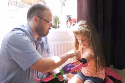 Stephen Davies und die kleine Isabella