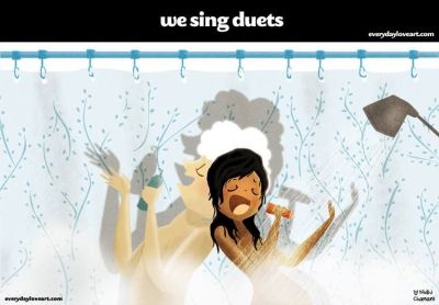 "Wir singen Duette."