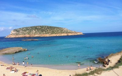 Platz 10:  Cala Comte, Ibiza, Balearen (Spanien)