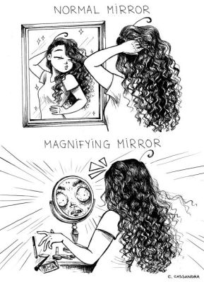 Normaler Spiegel vs. Vergrößerungsspiegel